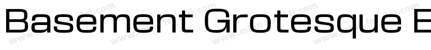 Basement Grotesque Expanded Black字体转换